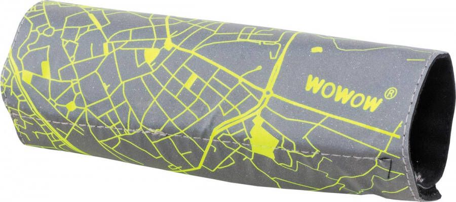 Wowow Quadro City map reflecterende band 15 x 18 cm