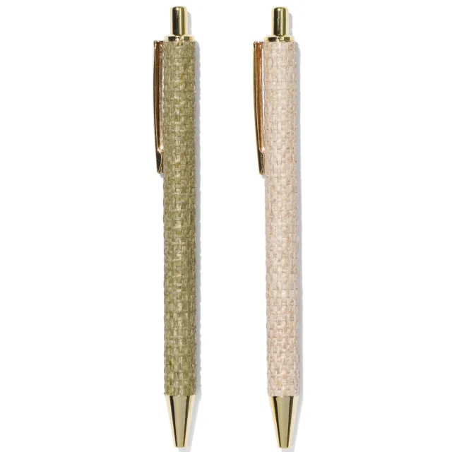 HEMA Hervulbare balpen gevlochten in cadeaudoos - 2 stuks
