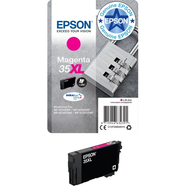 Epson 35XL - Inktcartridge / Magenta
