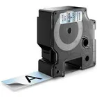 Dymo Huismerk DYMO D1 53710/S0720920 Labeltape 24mm Zwart op Transparant