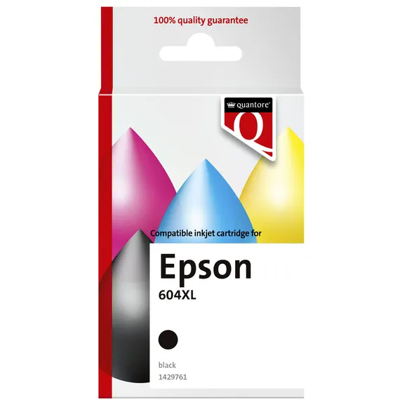Quantore Inktcartridge Quantore alternatief tbv Epson 604XL T10H14 zwart