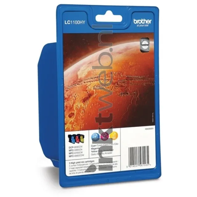 Brother LC-1100HY Multipack kleur (Origineel Hoge Capaciteit)