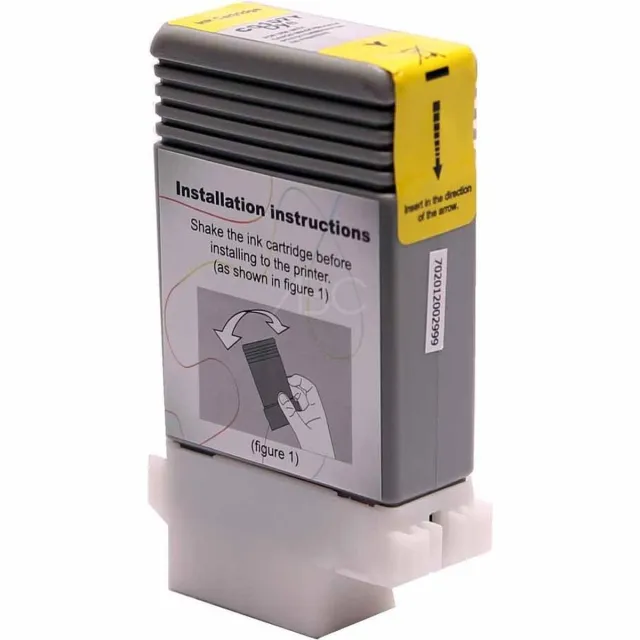 ABC huismerk inkt cartridge geschikt voor Canon PFI-107 geel voor IPF-670 L24 MFP IPF-680 IPF-685 IPF-770 L36 M40 IPF-780 IPF-785