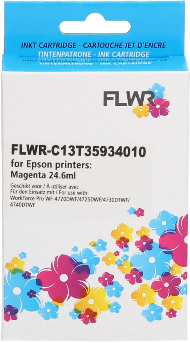 FLWR Cartridges / Epson 35XL / magenta / Geschikt voor Epson
