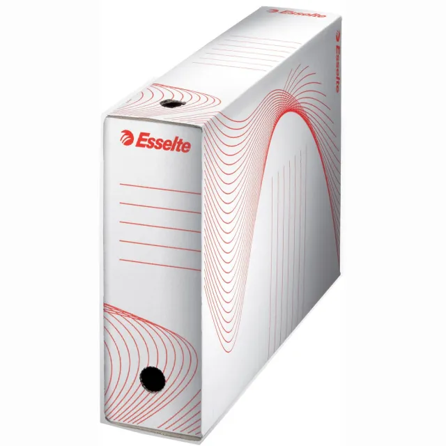 Esselte archiefdoos Boxy rug van 10 cm wit