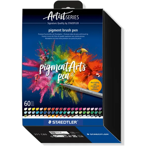 Brushpen Staedtler PigmentArts set à 60 kleuren
