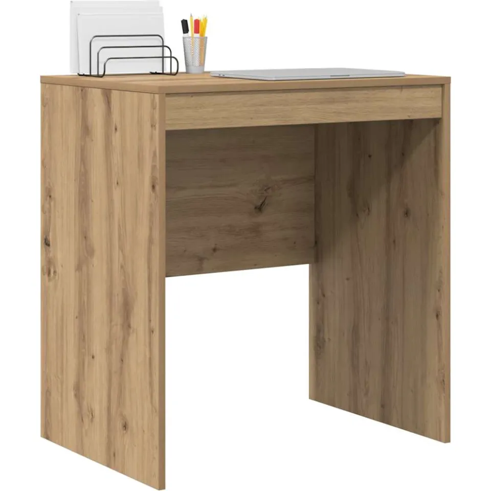 vidaXL Bureau Artisan Eiken 70 x 50 x 76 cm Bruin