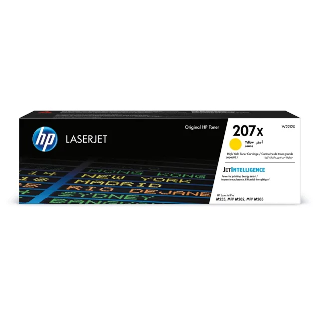 Hp toner 207X, 2.450 pagina's, OEM W2212X, geel