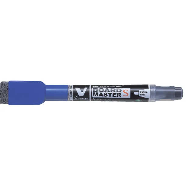Pilot Whiteboardmarker Pilot met wisser rond extra fijn blauw