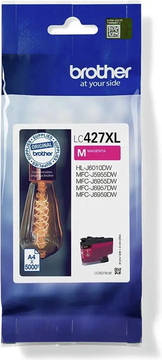 Brother LC-427XL inktcartridge cyaan magenta