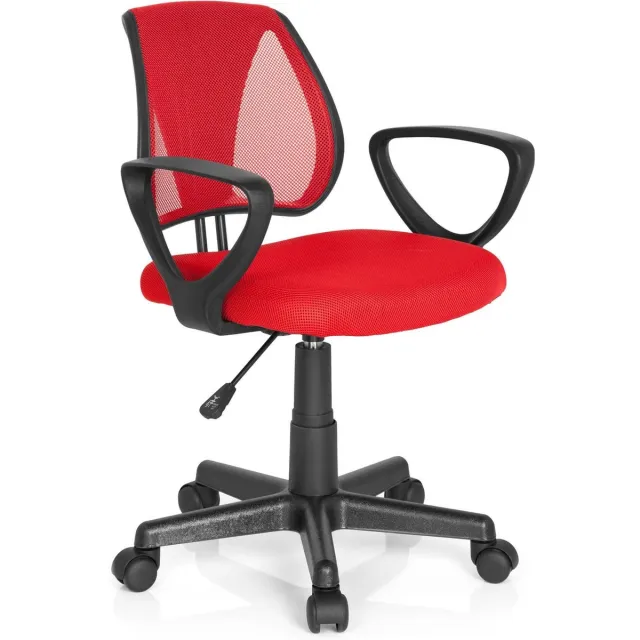 hjh office Kinder bureaustoel KIDDY CD Netstof rood hjh OFFICE