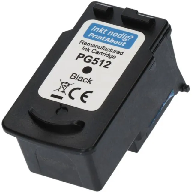 PrintAbout huismerk Inktcartridge PG-510 Zwart geschikt voor Canon
