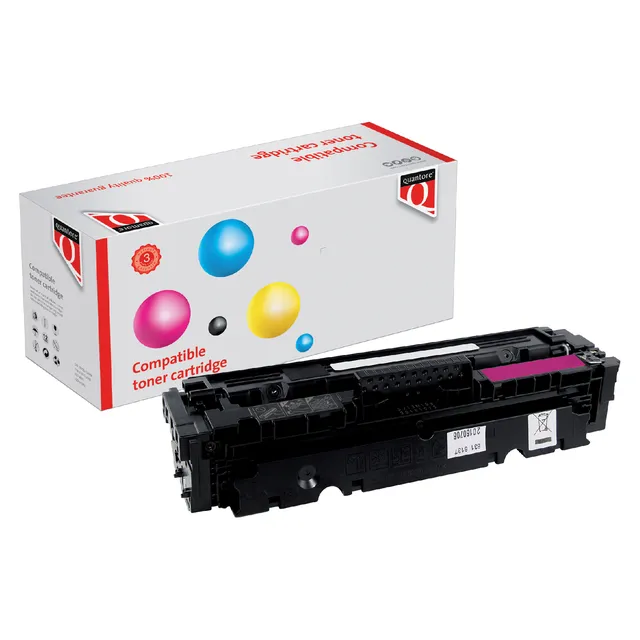 Quantore Tonercartridge Quantore alternatief tbv HP CF413A 410A rood Magenta/Roze