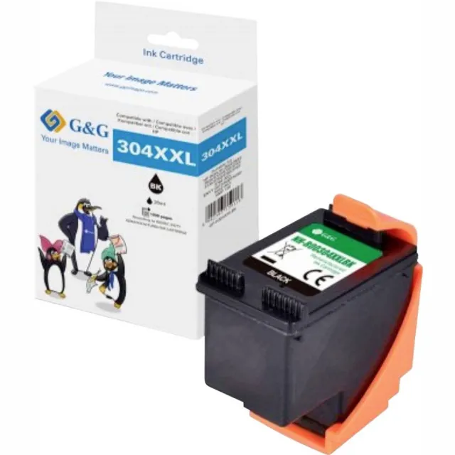 G&G NH-RC0304XLBK-T inktcartridge 1 stuk(s) Compatibel Zwart