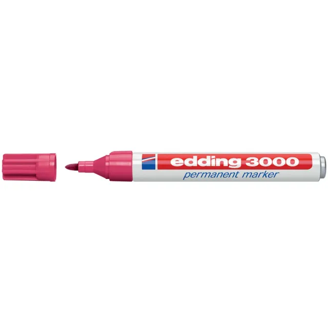 Edding Viltstift edding 3000 rond 1.5-3mm karmijnrood