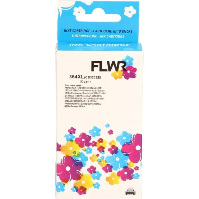 FLWR Inktcartridge / 364XL / Cyaan - Geschikt voor HP
