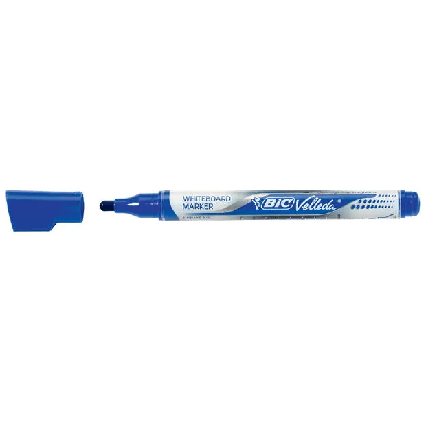 Bic Whiteboardmarker Bic Velleda liquid rond medium blauw