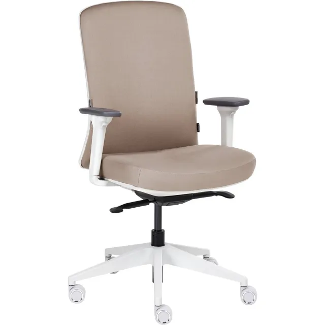 Beliani KAMILON - Bureaustoel - Taupe - Stof Beige
