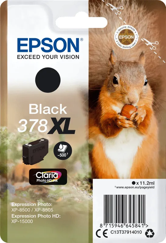Epson 378XL inktcartridge zwart