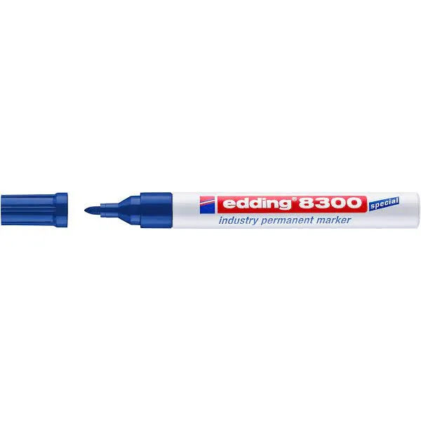 Edding Viltstift edding 8300 industrie rond 1.5-3mm blauw