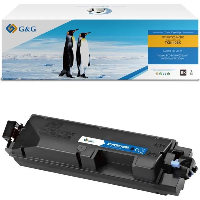 G&G Kyocera TK-5140 Toner cartridge zwart 1 stuk(s) Huismerk / 7000 Pagina's zwart / black