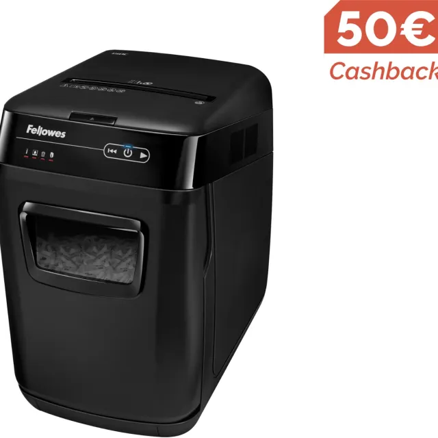 Fellowes Automax papiervernietiger zwart