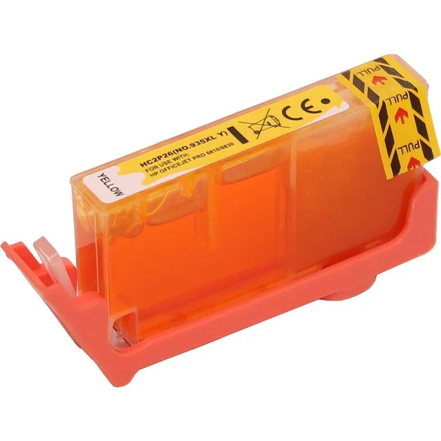 inkmaster Premium Huismerk nkt cartridge voor HP 935XL Y Yellow Geel | 1 inktcartridge voor HP OfficeJet 6800, 6812, 6815, 6820, 6825, Pro 6230, Pro 6800 Series, Pro 6830, Pro 6835