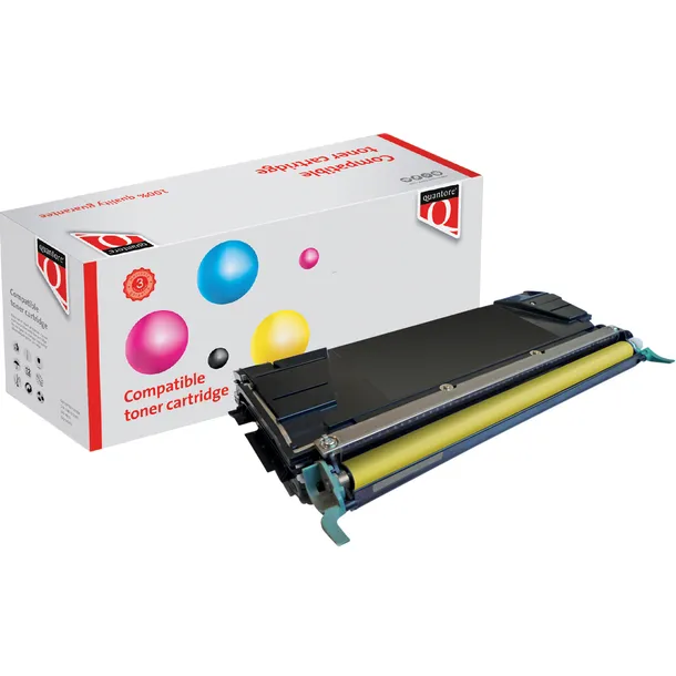 Quantore Tonercartridge Quantore alternatief tbv Lexmark C748H1YG geel
