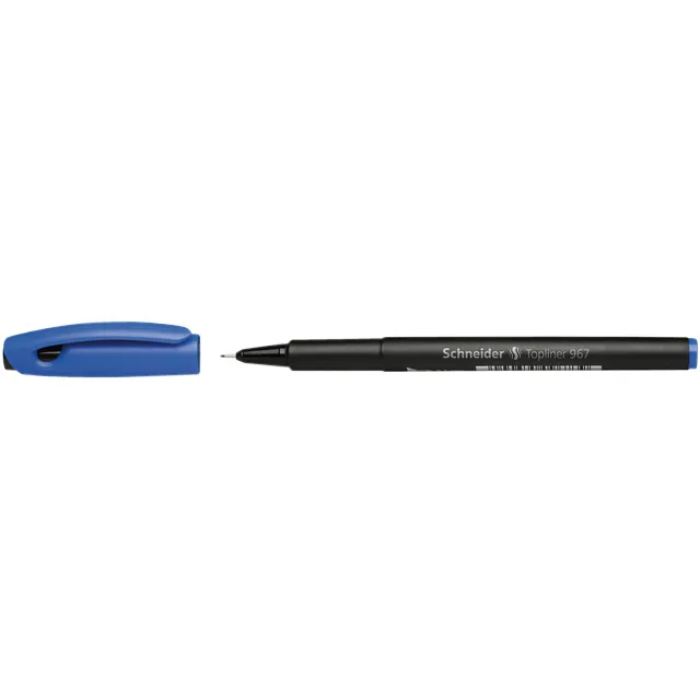 Fineliner Schneider Topliner 967 0.4mm blauw