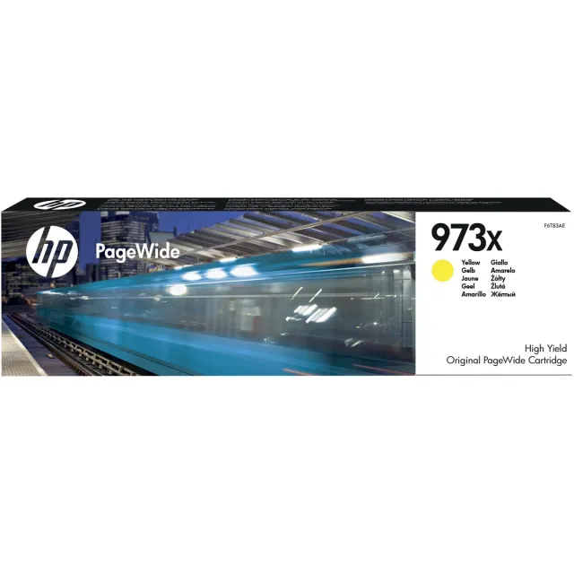 Hp inktcartridge 973X, 7.000 pagina's, OEM F6T83AE, PageWide, geel