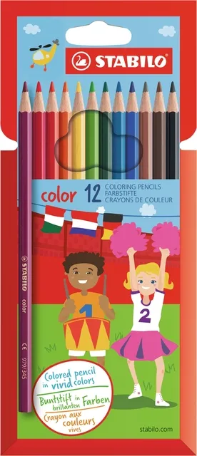 Stabilo Kleurpotloden STABILO 979 color assorti kartonnen etui à 12 stuks