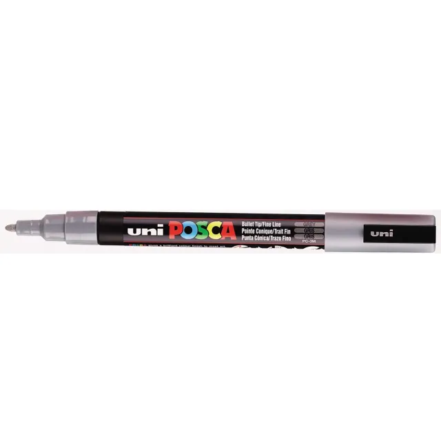 Uni POSCA paintmarker PC-3M, 1,5 mm, grijs