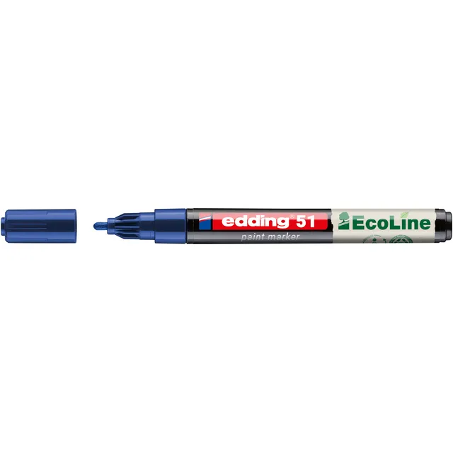 Edding Paintmarker edding 51 EcoLine op waterbasis 1-2mm blauw