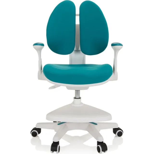 hjh office Kinder bureaustoel KID WING groeit mee met het kind Stof blauw hjh OFFICE