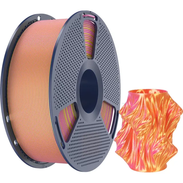 Sunlu PLA+ Silk Dual Color Roze Goud Filament 1,75mm – 1kg