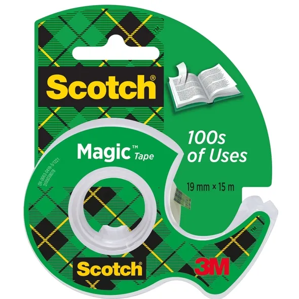 Scotch Plakband Scotch Magic 810 19mmx15m onzichtbaar + plakbandhouder
