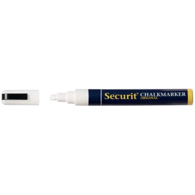 Securit krijtmarker medium, wit