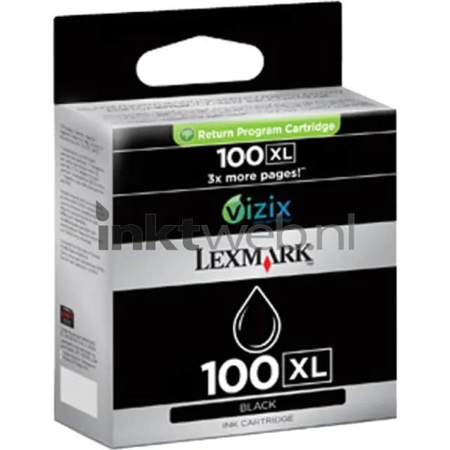 Lexmark 100XL zwart (Origineel Recycled)
