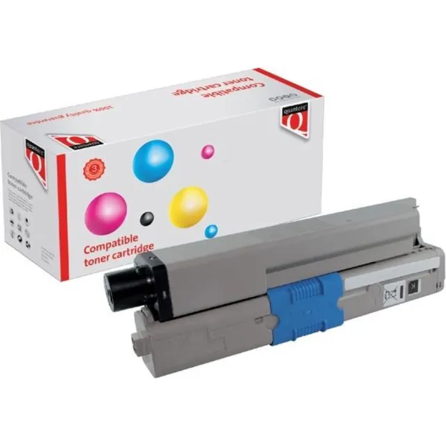 Quantore Tonercartridge Quantore Oki 44973536 zwart | 1 stuk