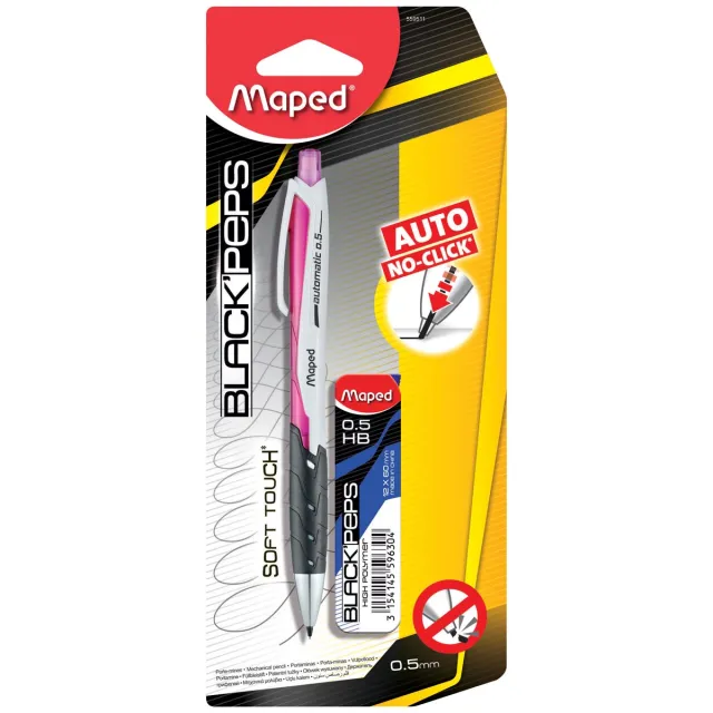 Maped vulpotlood Auto 0,5 mm + vulling op blister blauw