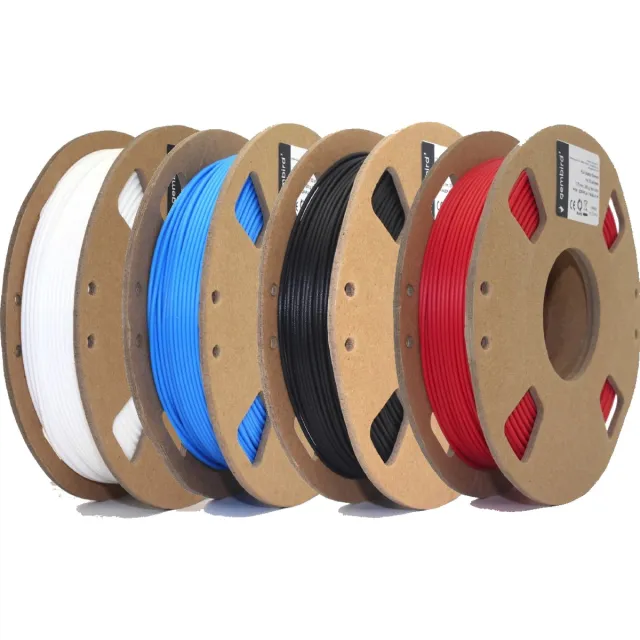 Gembird PLA Filament Combo - Wit/Zwart/Blauw/Rood - 3D printer filament - 1.75mm - 4 X 200 gram (0.8kg) SPECIAL OFFER! Wit / Blauw / Zwart / Rood