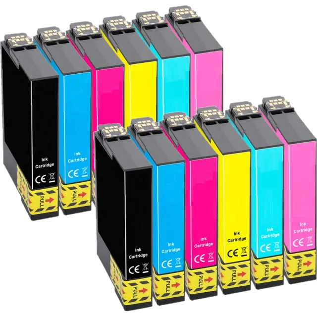 InktDL Huismerk geschikt voor Epson T0801, T0802, T0803, T0804, T0805 en T0806 - Inktpatronen (12X) - PX650 - PX700W - PX710W - PX720WD - PX730WD - PX800FW - PX810FW - PX820FWD - PX820FWD Multipack 12 Cartridges