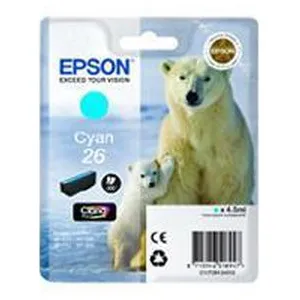 Epson 26 inktcartridge cyaan standard capacity 4.5ml 300 paginas 1-pack RF-AM blister