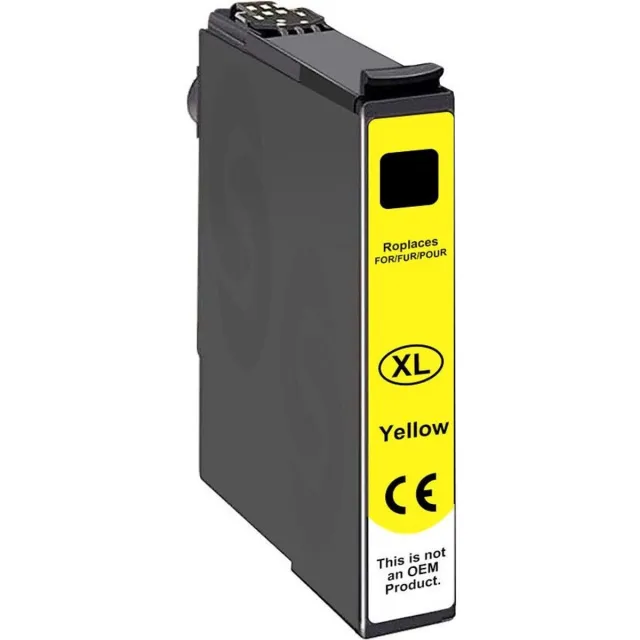 Inktkeuze 405XL Geel Huismerk Inkt Cartridge | Compatible met Epson 405XL Geel | Geschikt voor Epson WorkForce EC-C 7000, WF-3820 DWF, WF-3825 DWF, WF-3830 DWTF, WF-4820 DWF, WF-4825 DWF, WF-4830 DTWF, WF-7835 DTWF, WF-7840 DTWF, WF-7310 DTW, WF-7830 DTWF