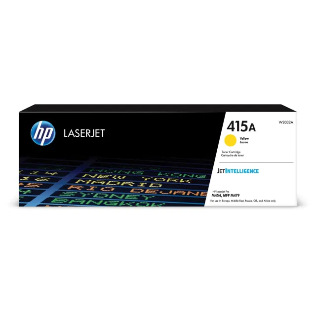 Hp toner 415A, 2.100 pagina's, OEM W2032A, geel