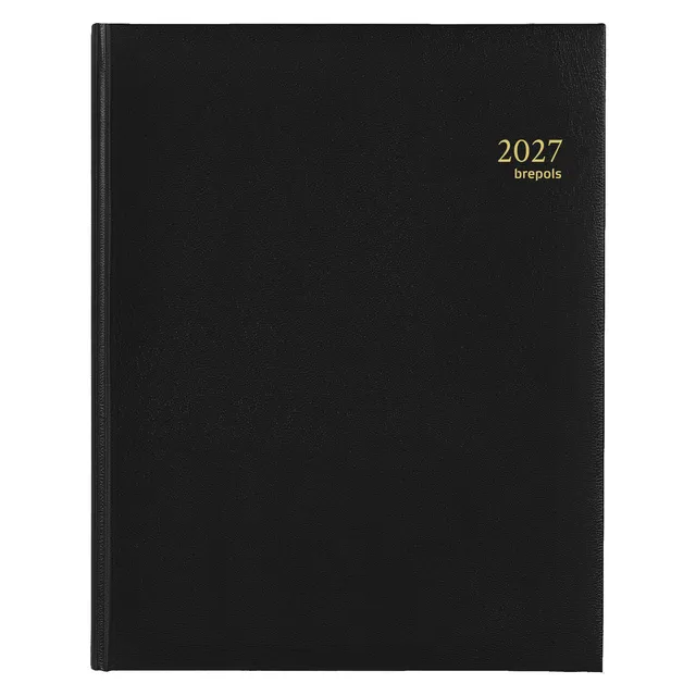 Agenda 2027 Brepols Concorde Lima 7dagen/2pagina's zwart