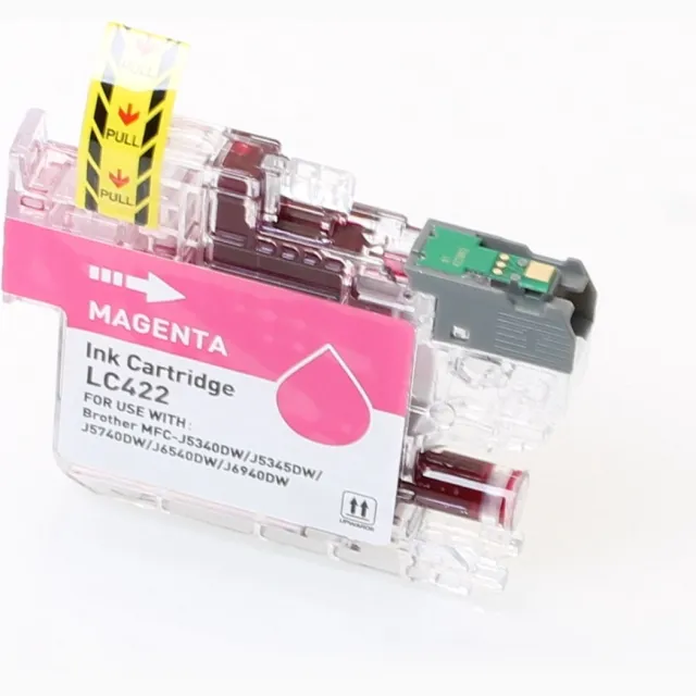 Colori huismerk inkt cartridge geschikt voor Brother LC422XLM Magenta MFC-J5340DW MFC-J5345DW MFC-J5740DW MFC-J6540DW MFC-J6940DW Magenta XL