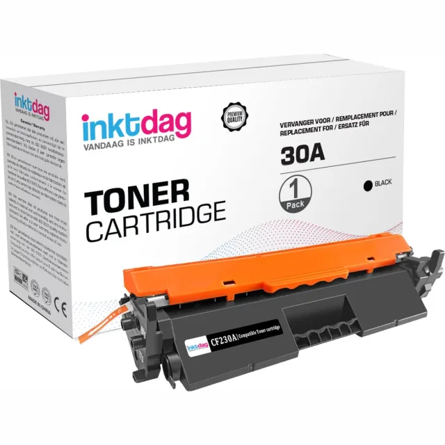 inktdag huismerk toner cartridge voor HP CF230A nr. 30A toner cartridge zwart Geschikt voor HP LaserJet Pro MFP M227, M227dw, M227n