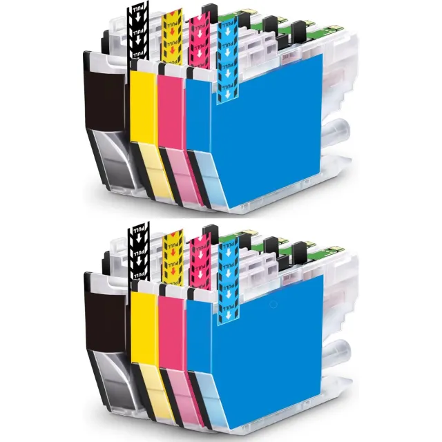 InktDL Huismerk geschikt voor Brother LC-3213 XL Inktpatronen (8X) - MFC/DCP - J572DW - J895DW - J491DW - J890DW Set van 8 cartridges