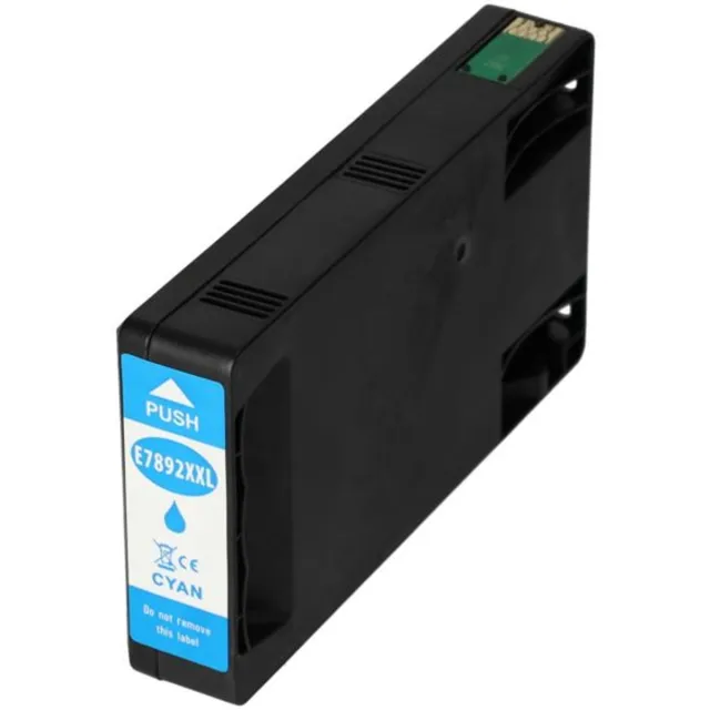 PrintAbout huismerk Inktcartridge T7892 Cyaan geschikt voor Epson